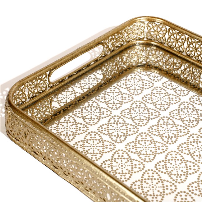 Decorative tray Fullen L, H5.2x40x26.7cm