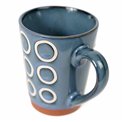 Mug Bleu almudena MD, 330ml, H11cm D 8,5cm 