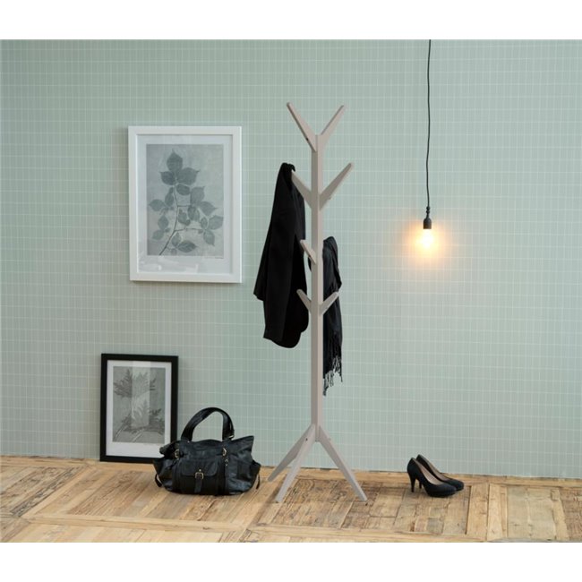 Coat hanger Arscot, grey color, H178x42x42cm