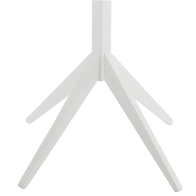 Coat hanger Arscot, white color, H178x42x42cm