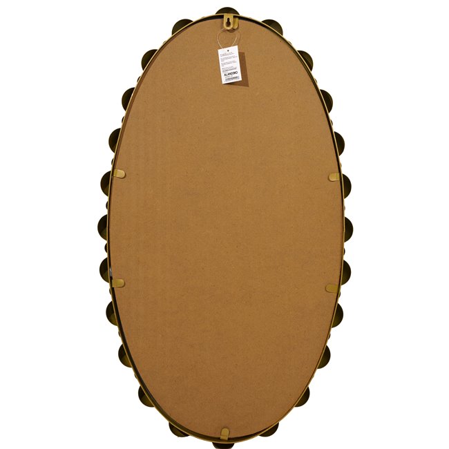 Mirror Balme oval, golden, H78x45x4.5cm