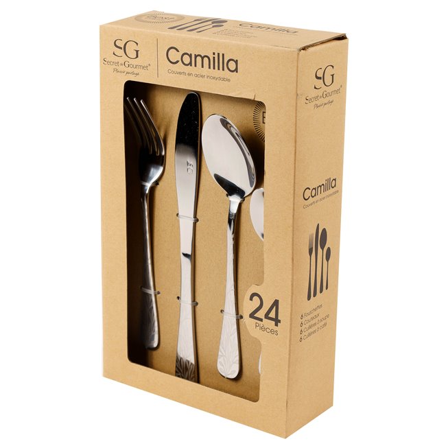 Cutlery set Camilla, 24 pcs