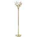 Coat hanger Haxleon, gold color, steel, D40cm, H180cm