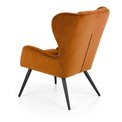 Lounge chair Harion, cinnamon color, H91x75x86cm, seat H48cm