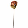 Decorative flower Hydrangea, red/orange, H74cm