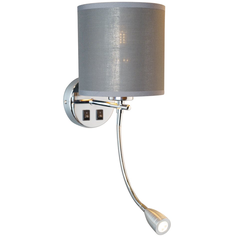 Wall lamp Moledo, H40xD15x20cm, E14x1 40W(MAX) / LED 1W