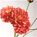 Decorative flower Dahlia Rose, red, H90cm