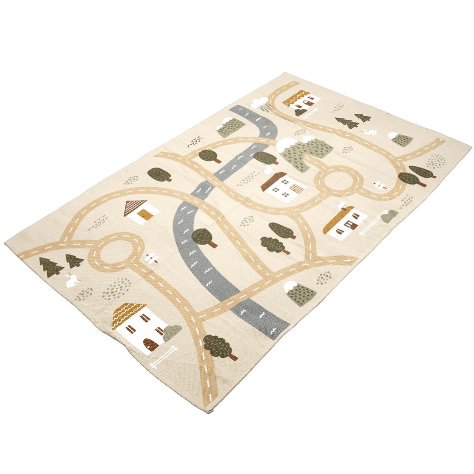 Kids carpet Road map, 100x150cm