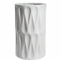 Vase Gazzano white, shiny, H30.3xD18.5cm