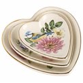 Dish set 3 pieces, Botanical Love, H3x11.5x11.5cm