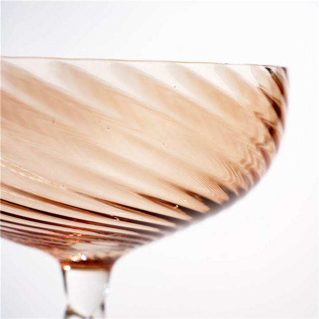 Champagne coupe Snina, cooper color 280ml, H16xD12.5cm