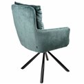 Dinning chair Arringo, blue, swivelling 180, 95x63x57cm