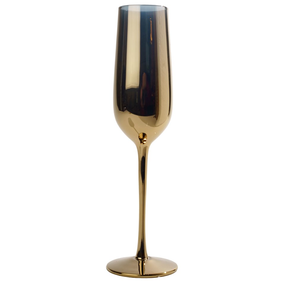 Champagne flute Serra, copper, 240ml, H25.5cm, D6cm