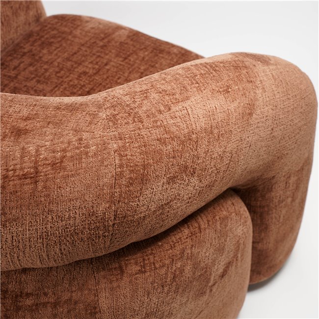 Swivel chair Vally, caramel 500, 87x89x72cm