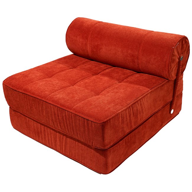 Sofa bed Valady, orange 55, 82x86x62cm