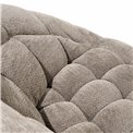 Swivel chair Valentino, grey, 115x104x80cm