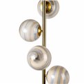 Floor lamp Rade 5, beige/brass, H170xD30cm, E14x5 40W(MAX)