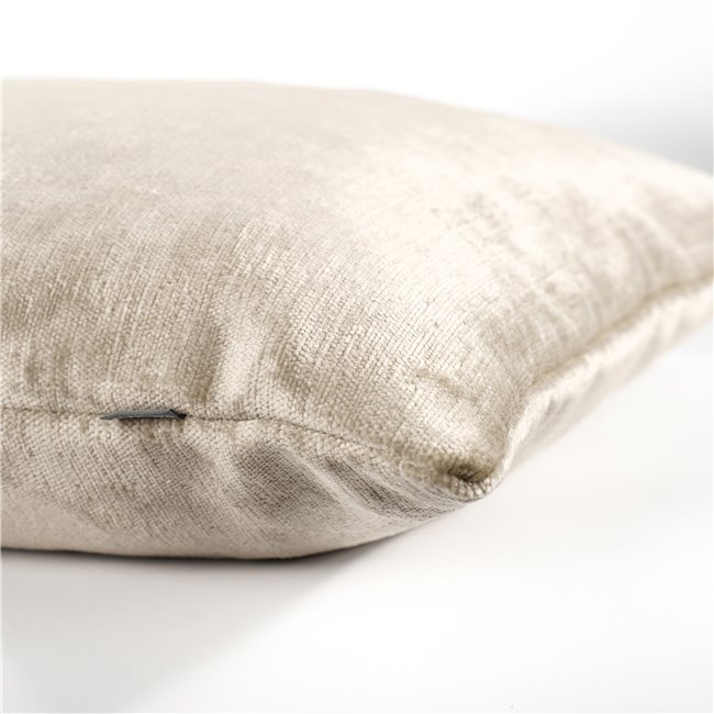 Decorative pillowcase Lotta, taupe, 45x45cm