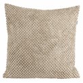 Decorative pillowcase Vivaldi, taupe, 45x45cm