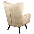 Armchair Dunkel, taupe, H103x76x80cm, seat height 50cm