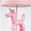 Table lamp Unicorn, rose, 26x26x45cm