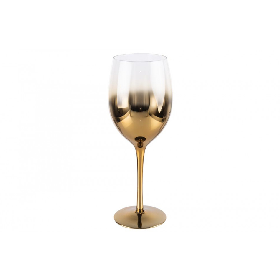 Red wine glass Metallic, copper colour,  H24, D7-8.5 cm, 550ml