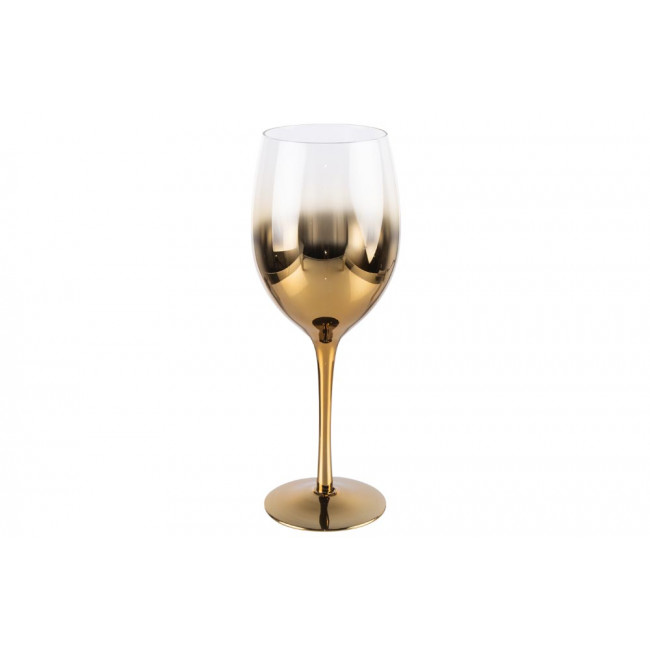 Red wine glass Metallic, copper colour,  H24, D7-8.5 cm, 550ml