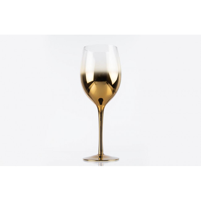 Red wine glass Metallic, copper colour,  H24, D7-8.5 cm, 550ml