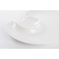 Snack plate, 25.5x22.5x3.4cm