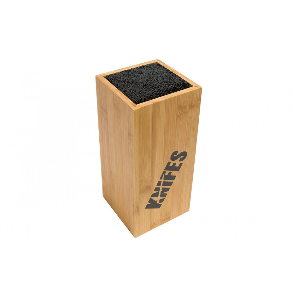 Knife block Fimmel, bamboo, H23x10.5x10.5cm