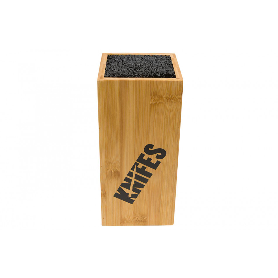 Knife block Fimmel, bamboo, H23x10.5x10.5cm