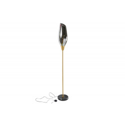 Floor lamp Bella Smoke, E27 60W, H174cm, D27cm