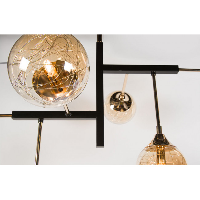 Pendant lamp Idrija 6, G9 6x25W, 110x110x70cm