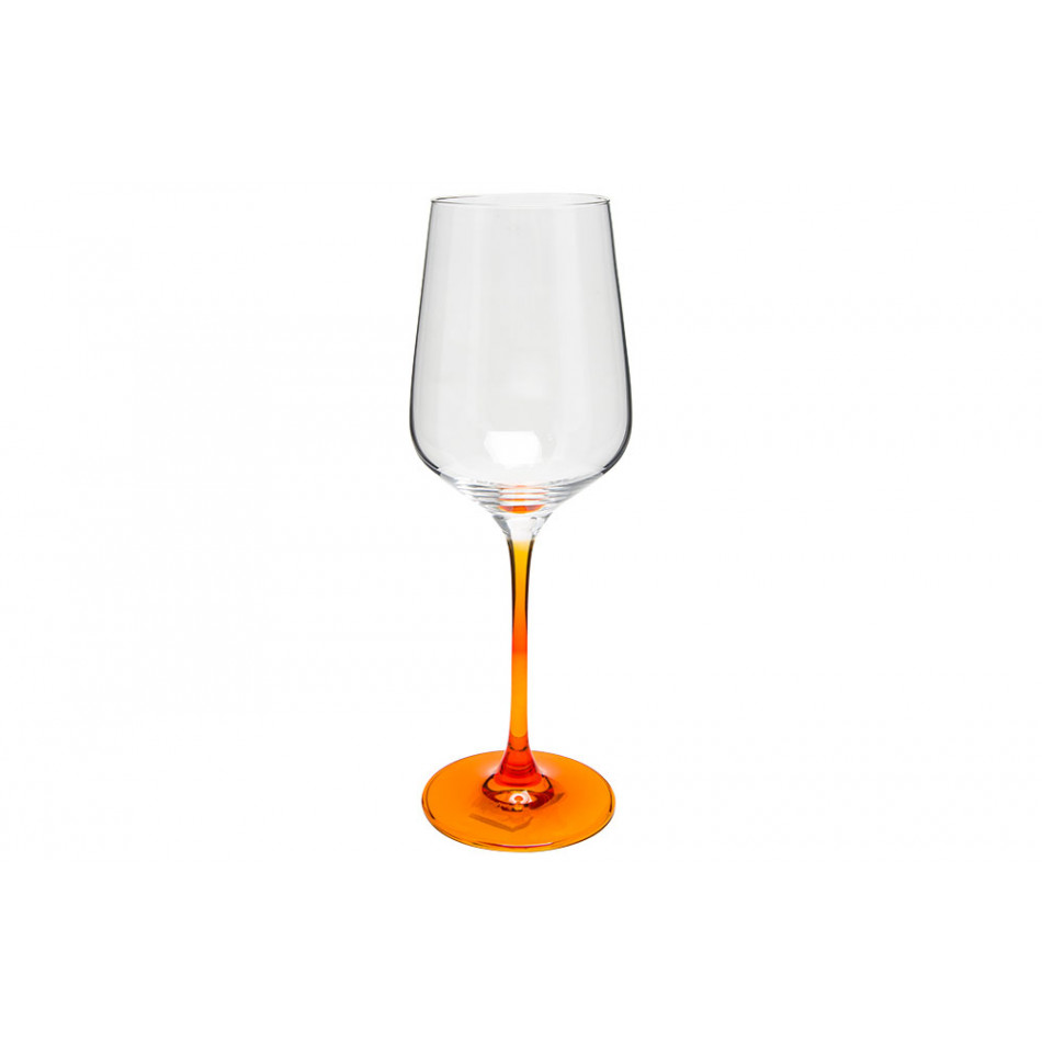 Wine glass Charisma Orange, 450 ml, H25x8cm