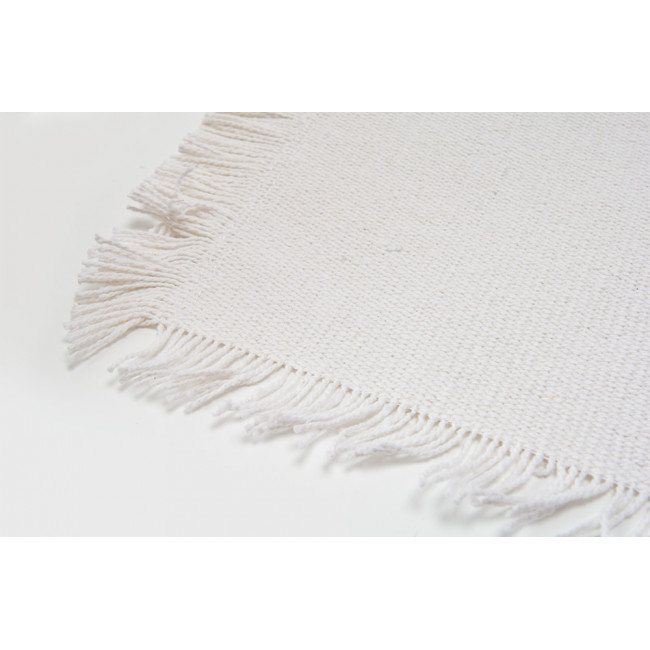 Placemat Maha, white, coton, 45x30cm