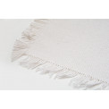 Placemat Maha, white, coton, 45x30cm