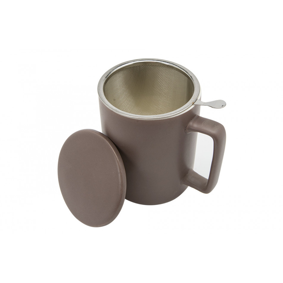 Mug Tisaniere, taupe, 0.4L