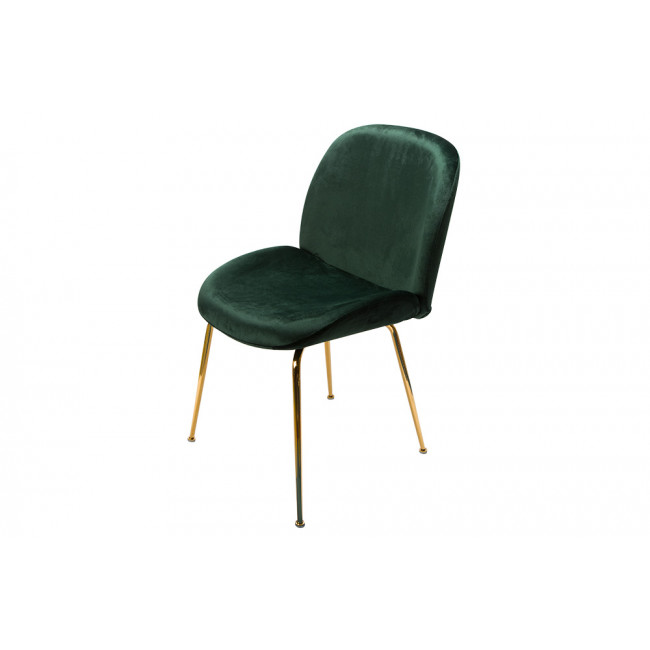 Dining chair Troja, dark green, 58x46x88cm