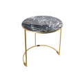 Table Lido,matt brass plating, printing clear enamel45x45x45