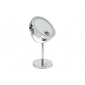 Mirror to stand high with LED, D19cm