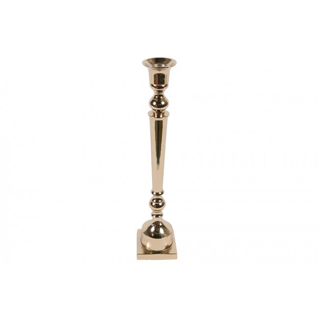 Candle holder Verona, champagne/gold, H30cm x D4.5cm