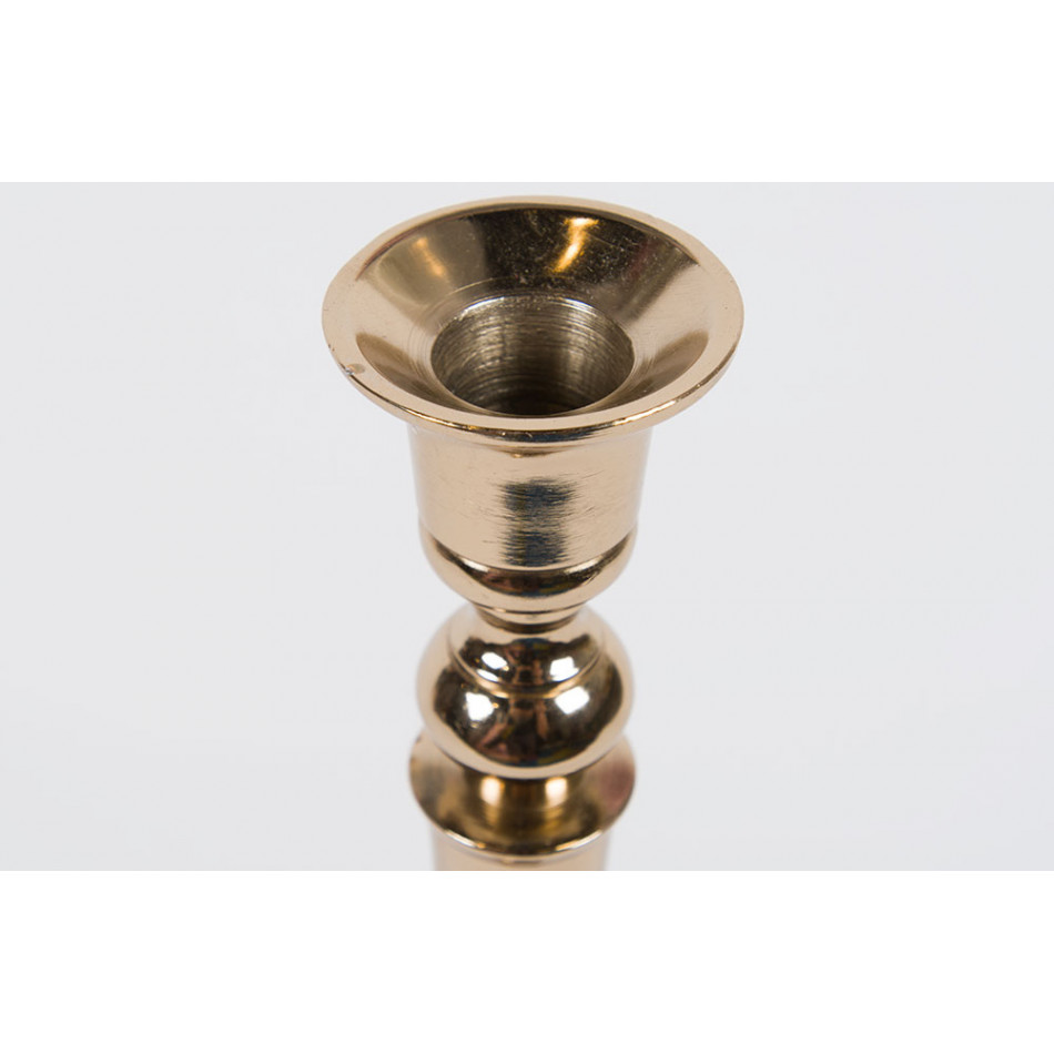 Candle holder Verona, champagne/gold, H30cm x D4.5cm