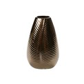 Vase Nature leaf M, gold, 18.5x9x31cm