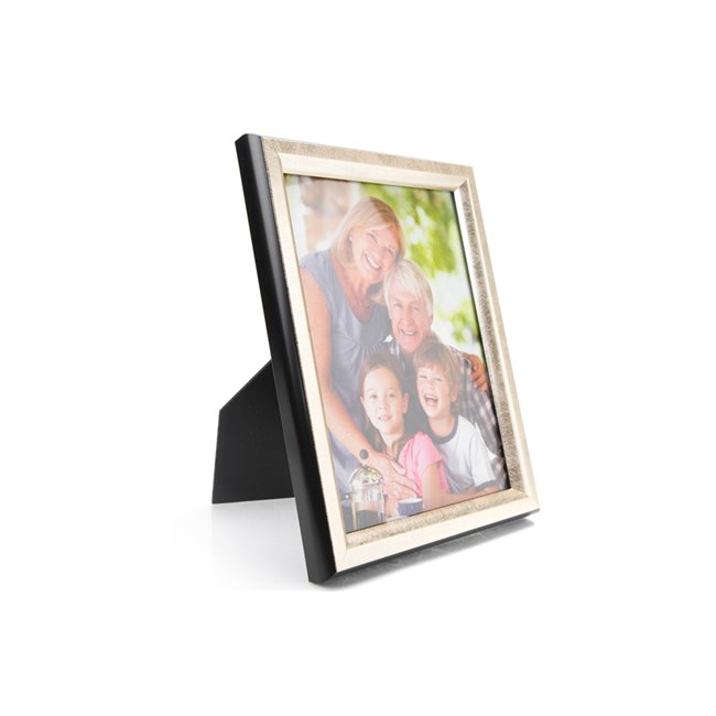 Photo frame Karhila, black/gold, 15x20cm