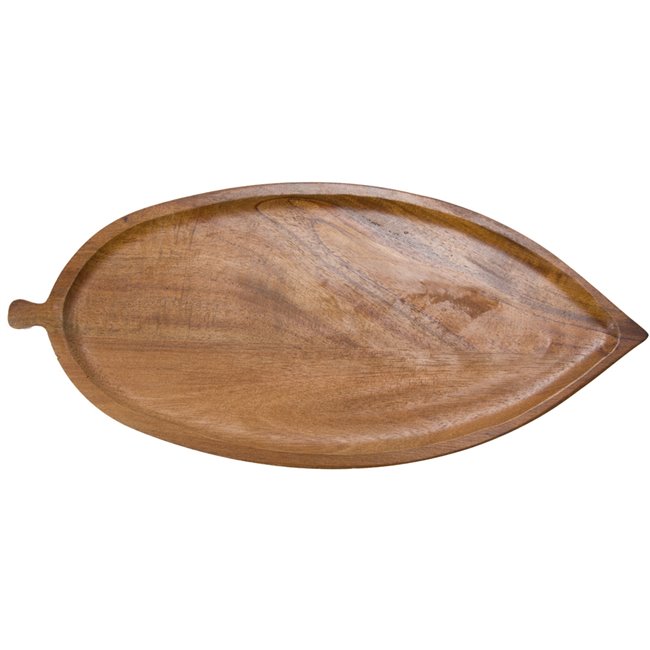 Acacia wood plate, 36x16x1.9cm