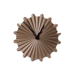 Wall clock Sunny, brown, 40cm