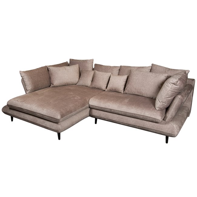 Sofa Wemonte, left corner, sleeping function, H90x283x181cm