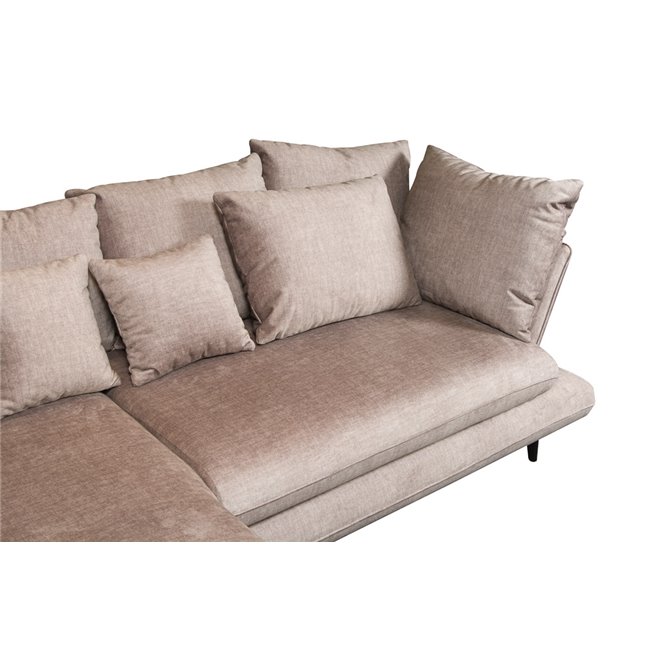 Sofa Wemonte, left corner, sleeping function, H90x283x181cm