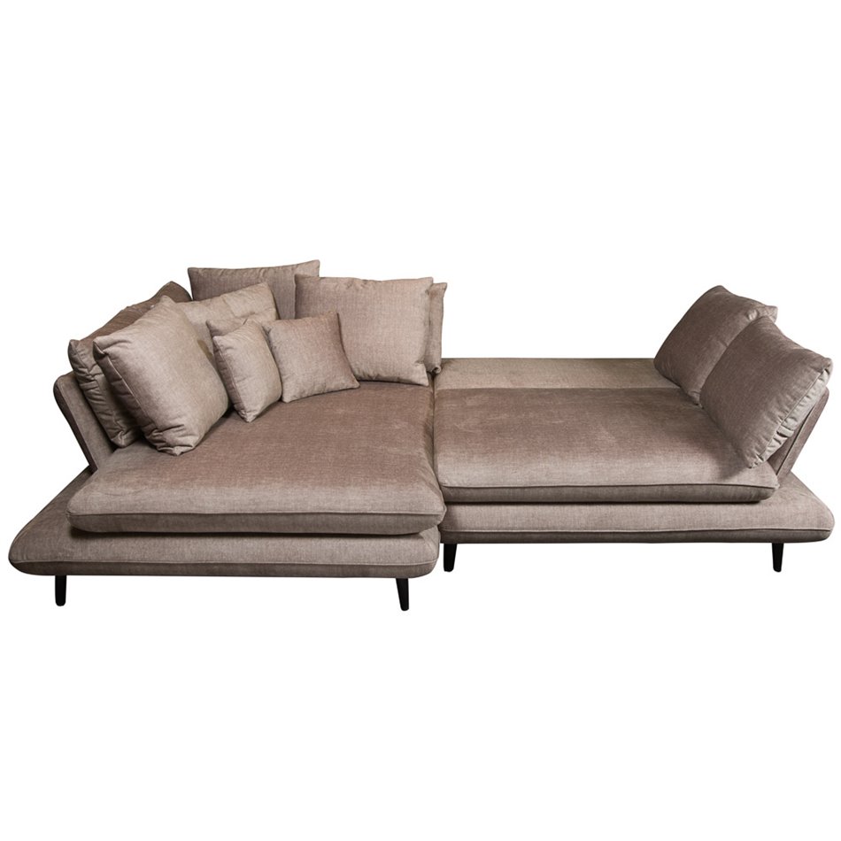 Sofa Wemonte, left corner, sleeping function, H90x283x181cm