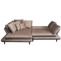 Sofa Wemonte, left corner, sleeping function, H90x283x181cm